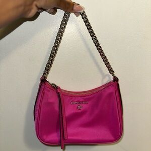 Michael Kors Pink Leather Shoulder Bag